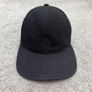 Express Waffle Knit Textured Lion Embroidered Hat Cap Mens S/M Black Casual